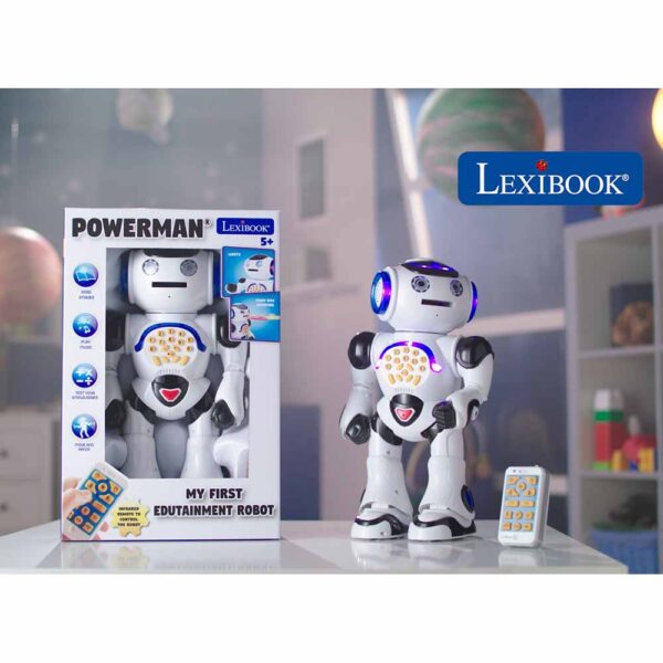 Lexibook ROB50EN Powerman Educational Remote Control Robot - Image 5
