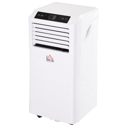 Homcom Mobile Air Conditioner W/ RC Cooling Sleeping Mode Portable White 1003W