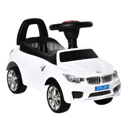 Homcom Ride on Car Baby Toddler Walker Foot to Floor Sliding Car Slider White