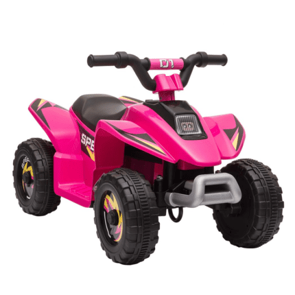 Homcom 6V Kids Electric Ride on Car with Big Wheels 18-36 Months Toddlers Pink