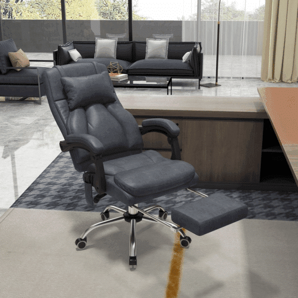 Vinsetto High Back Massage Office Chair with Vibration Point Headrest Remote - Image 8