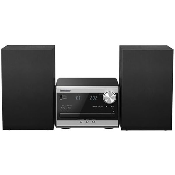 Panasonic SCPM272EBS 20W Bluetooth Micro Hi-FI CD System with DAB/FM Radio- Silver