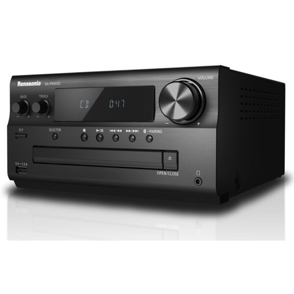 Panasonic SCPMX92EBK 120W Bluetooth Micro Hi-FI CD System with FM/DAB Radio - Black - Image 3