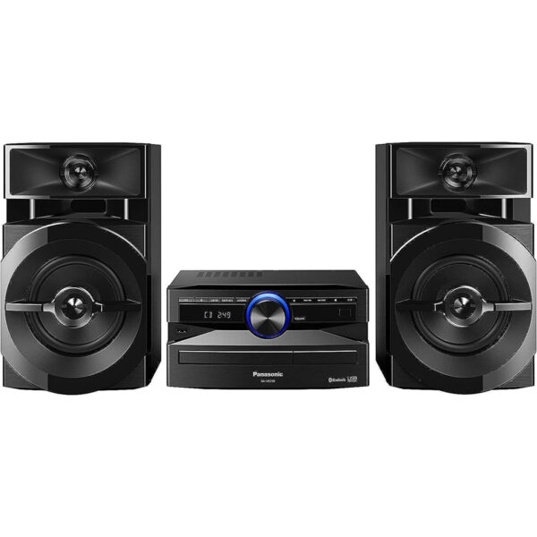 Panasonic SCUX100EK 300W Megasound Party Hi-FI System Bluetooth, CD, FM Radio - Black - Image 2