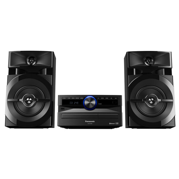 Panasonic SCUX100EK 300W Megasound Party Hi-FI System Bluetooth, CD, FM Radio - Black