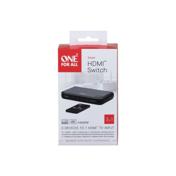 One For All SV1632 Smart 3-Device HDMI Switch - Image 5