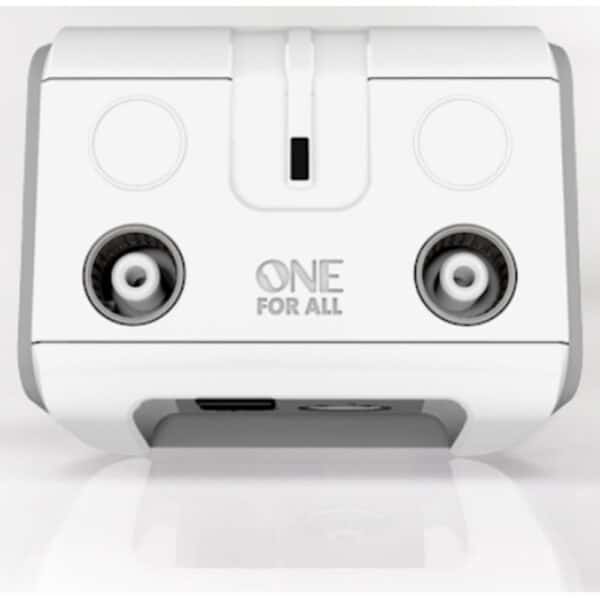 One For All SV9602 | 2 Way  TV Signal Booster/Splitter with 4G Filter