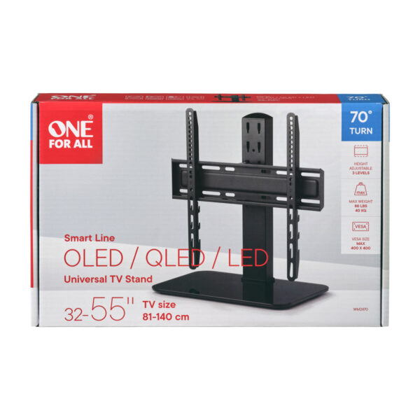 One For All WM2470 Smart Table Top Stand suitable for TV's 32-55 inch - Image 4