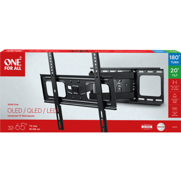 One For All  WM4452 13-65 inch TV Bracket Turn 180 Solid Series - Image 3