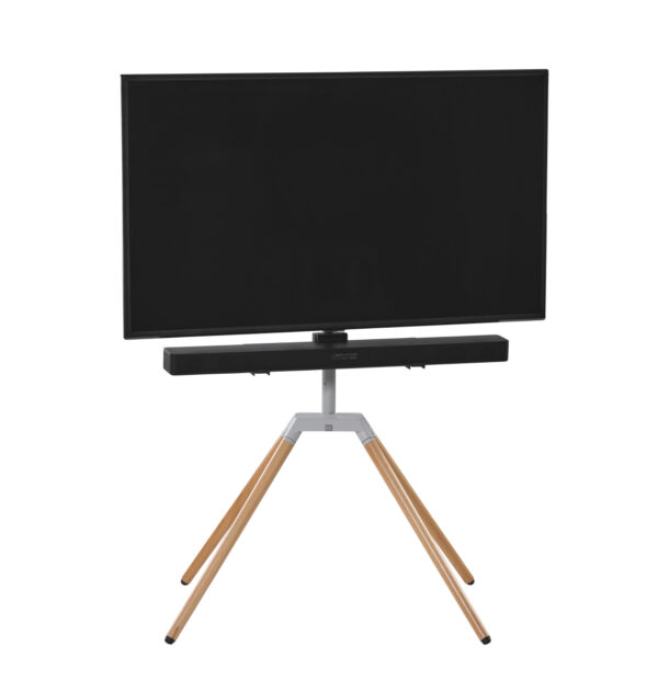 One For All WM7476 Quadpod Universal TV Stand suitable TV's 32-70 inch - Light - Image 2