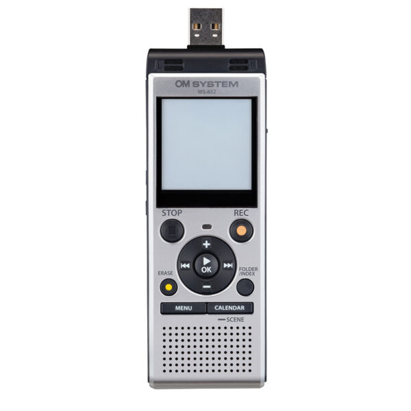 Olympus WS882 Digital Voice Recorder 4GB with Built-in USB plus Micro SD Slot - Image 4