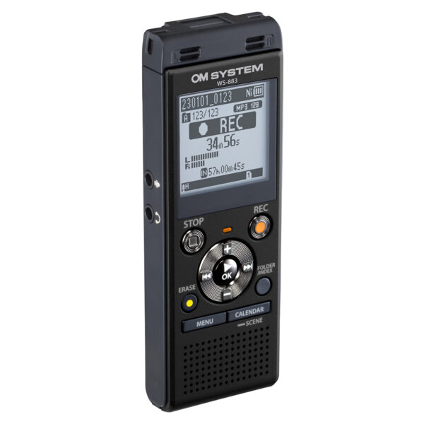Olympus WS883 Digital Voice Recorder 8GB with Built-in USB plus Micro SD Slot - Image 2