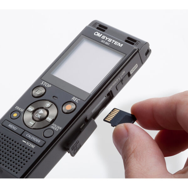 Olympus WS883 Digital Voice Recorder 8GB with Built-in USB plus Micro SD Slot - Image 3