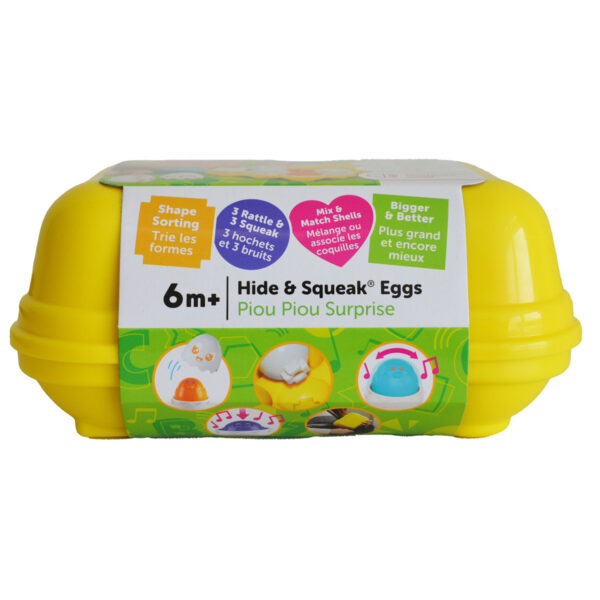 Tomy E73560 Toomies Play to Learn - Hide "n" Squeak Eggs - Image 4