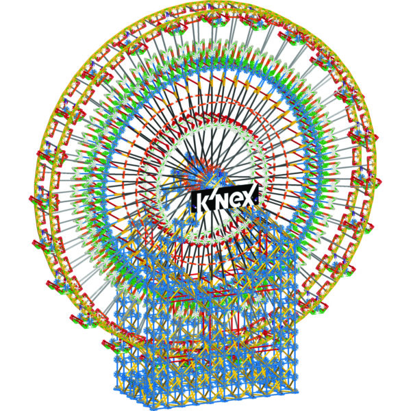 K'NEX KN89790 Thrill Rides 6ft Ferris Wheel Building Set