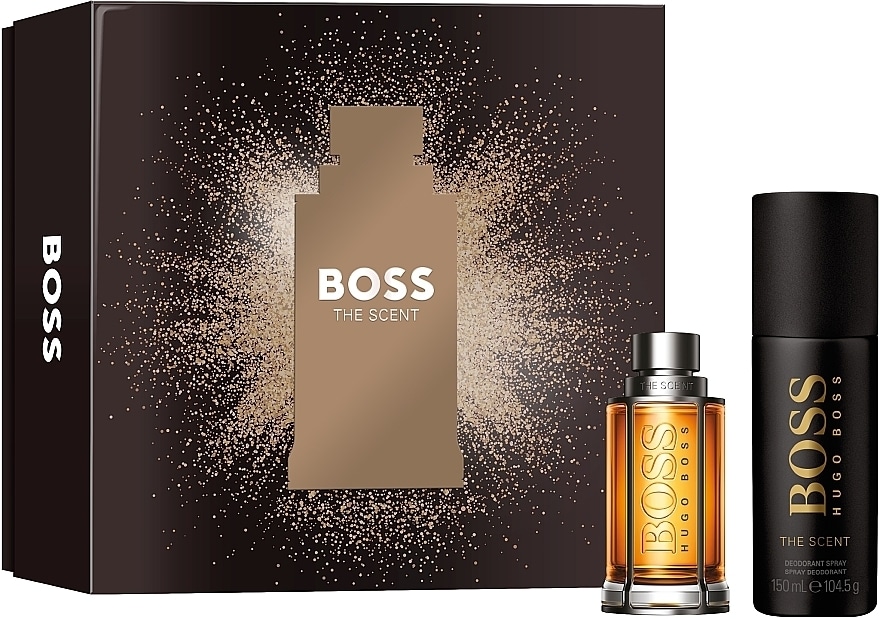 mmbsjiqitrnb Hugo Boss Boss The Scent Gift Set 50ml EDT + 150ml Deodorant Spray - Image 1