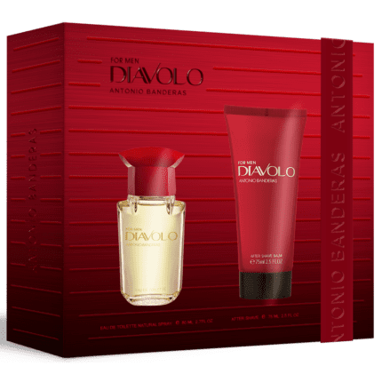 Antonio Banderas Diavolo For Men Gift Set 50ml EDT + 75ml Aftershave Balm