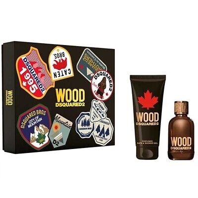 DSquared2 Wood For Him Gift Set 100ml EDT + 150ml Shower Gel