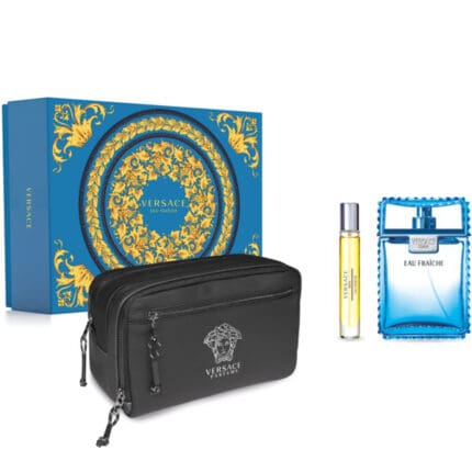 Versace Man Eau Fraiche Gift Set 100ml EDT + 10ml EDT + Bag
