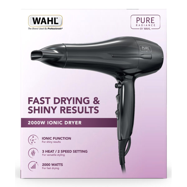 Wahl ZY129 Pure Radiance 2000W Ionic Hair Dryer - Image 3