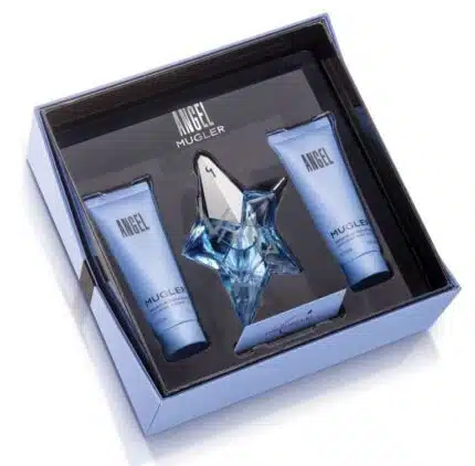 Thierry Mugler Angel Gift Set 25ml EDP Refillable + 50ml Body Lotion + 50ml Shower Gel