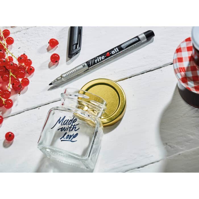 Stabilo 156/4 Write-4-all Permanent Marker Pen Fine -Blue, Red, Green, Black - Image 4