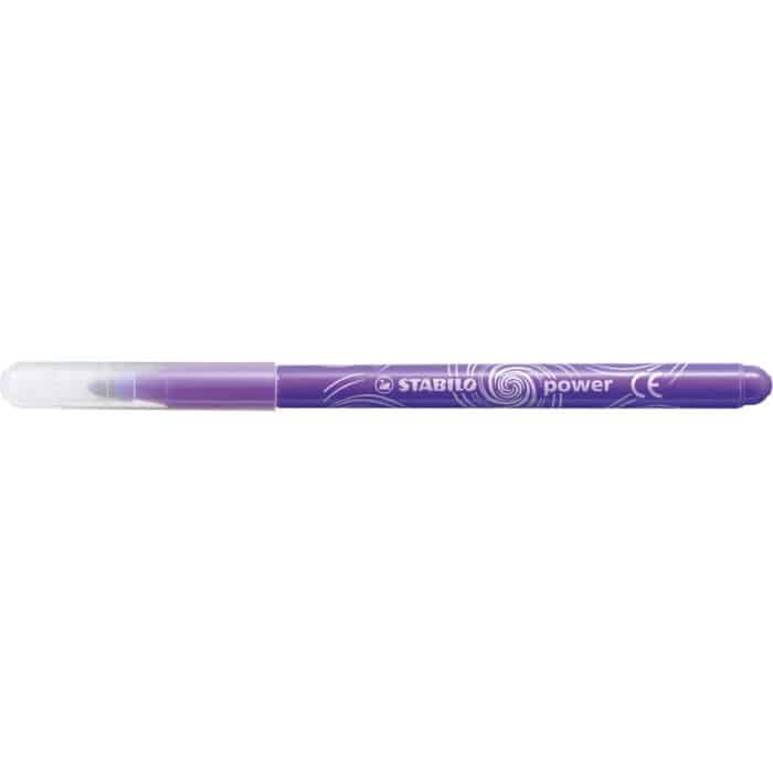 Stabilo 280/12-01 Power Medium Fibre-Tip Pen - Pack of 12 - Assorted Colours - Image 2
