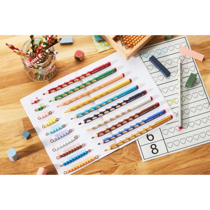 Stabilo 331/24 Ergonomic Colouring Pencil Easycolors Left-Handed Pack Of 24 - Image 3