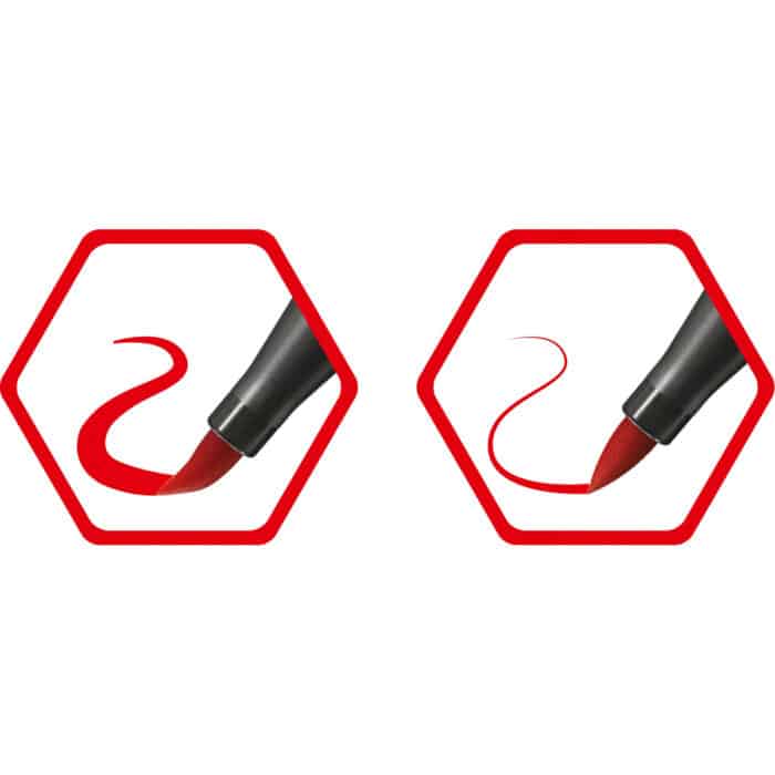 Stabilo 568/10-21-20 Arty Pen 68 Brush Premium Fibre-Tip Pen with Brush Tip 10pk - Image 4