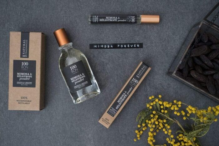 100BON Mimosa & H?liotrope Poudr? Refillable Eau de Parfum Concentrate 15ml Spray - Image 4