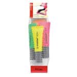 Stabilo 72/4-1 Neon Highlighter - Pack of 4 - Yellow, Green, Pink, Orange