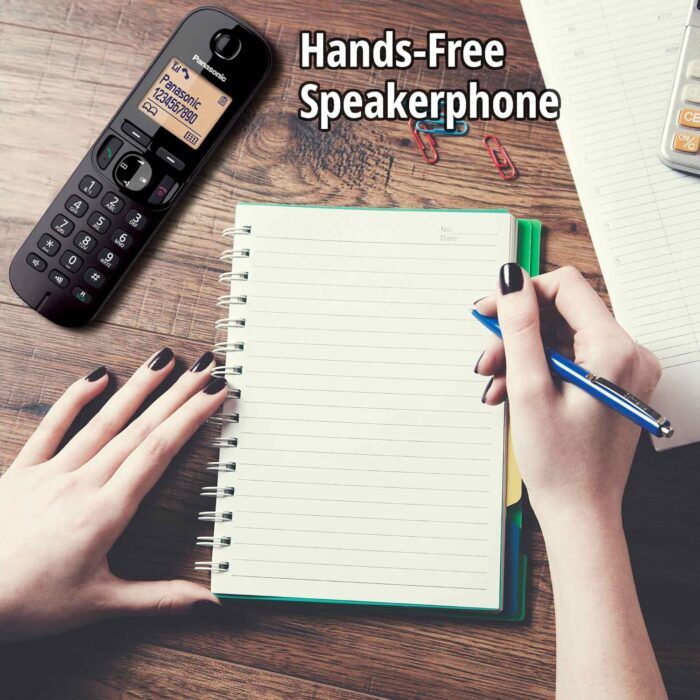 Panasonic KXTGC222EB Digital Cordless Answer Phone with Nuisance Calls Block Twin - Black - Image 4