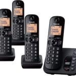 Panasonic KXTGC224EB Digital Cordless Answer Phone with Nuisance Calls Block - Quad