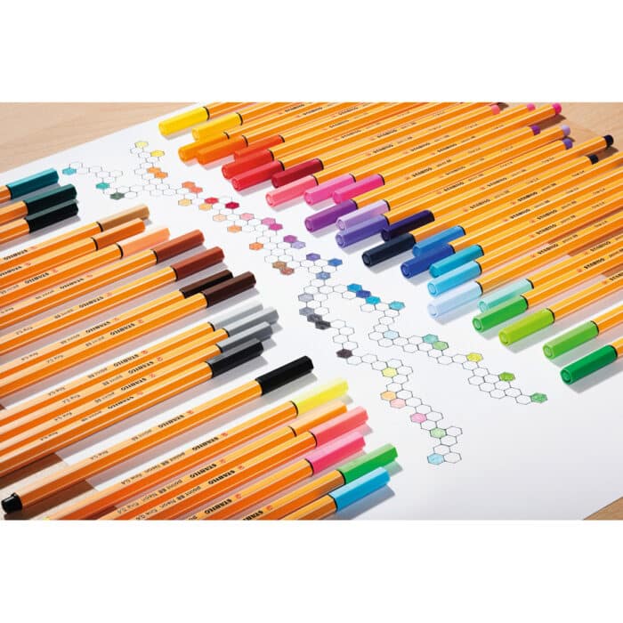 Stabilo 87-1468 Fineliner Point 88 Pack Of 10 - Office Colours - Image 3