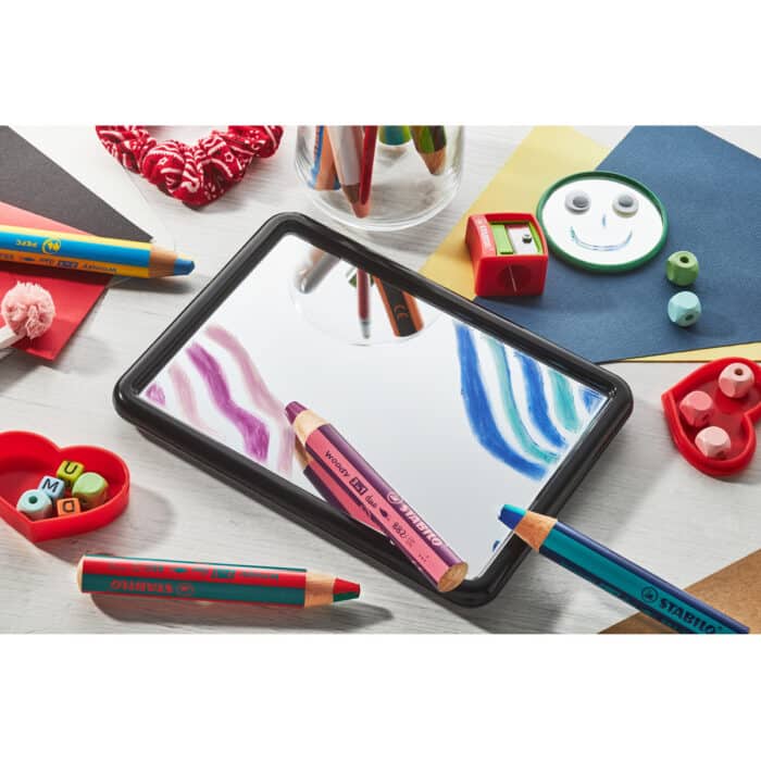 Stabilo Multi-Talented Pencil Woody 3 In 1  - 15pk Assorted Colours - Image 3