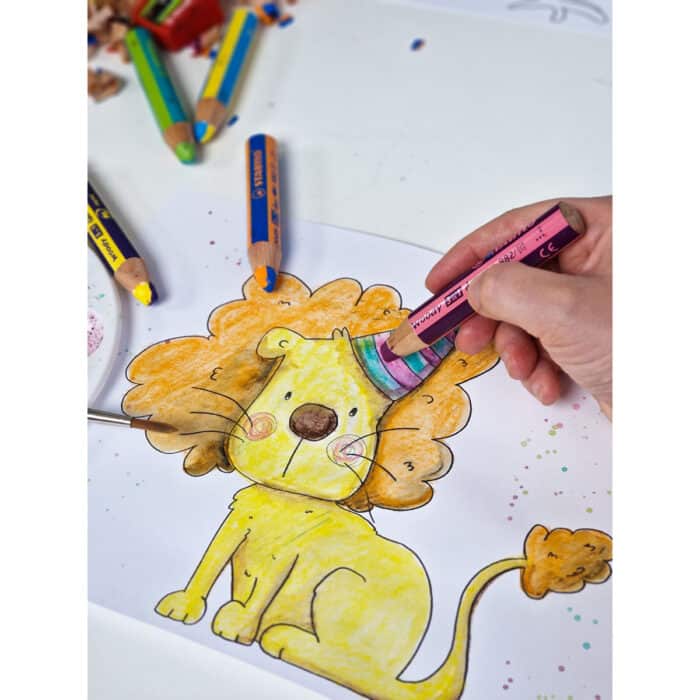 Stabilo Multi-Talented Pencil Woody 3 In 1  - 15pk Assorted Colours - Image 5