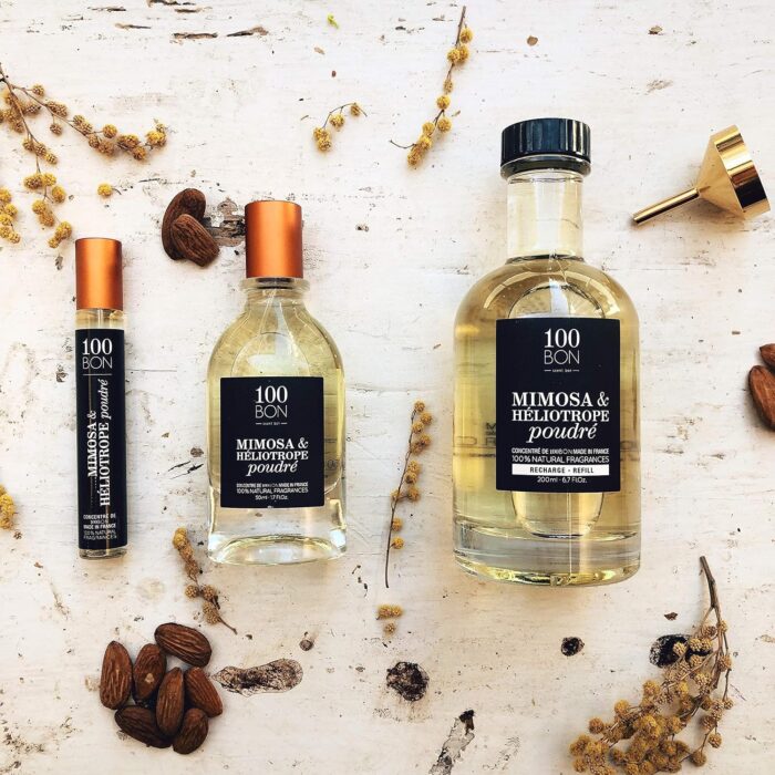 100BON Mimosa & H?liotrope Poudr? Refillable Eau de Parfum Concentrate 15ml Spray - Image 3