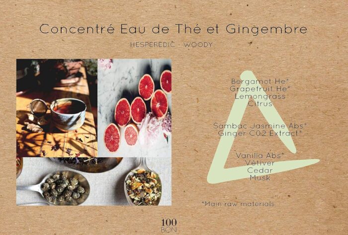 100BON Eau de Th? et Gingembre Refillable Eau de Parfum Concentrate 15ml Spray - Image 4