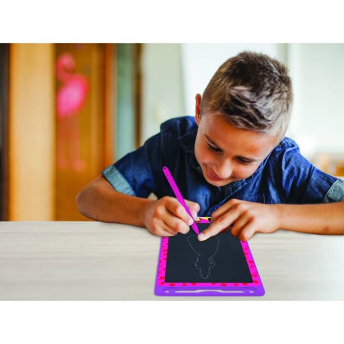 Lexibook CRT10D Stitch 11 inch Multicolor Learning Drawing E-ink Tablet with Stencils - Creative Educational Tool for Kids - Image 4