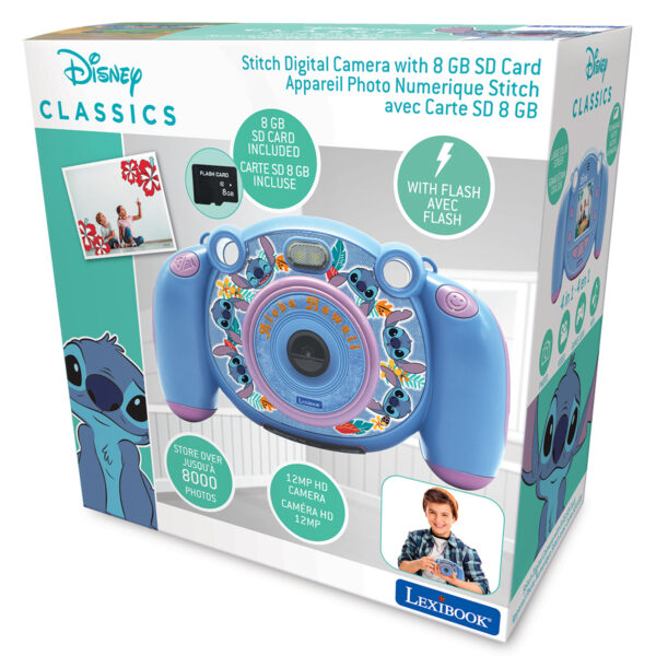 Lexibook DJ080D Stitch Children?s Camera: Photo and Video Function for Kids - Image 3