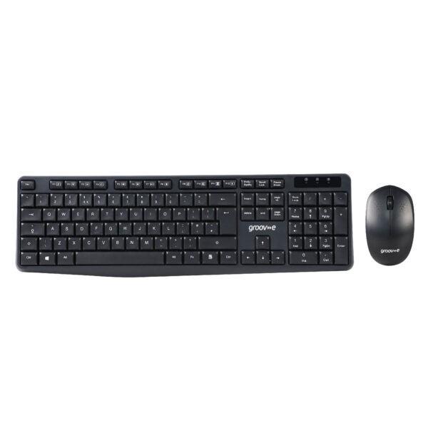 Groov-e GVPC14BK Wireless Full Size Keyboard & Mouse Set - Black - Image 2