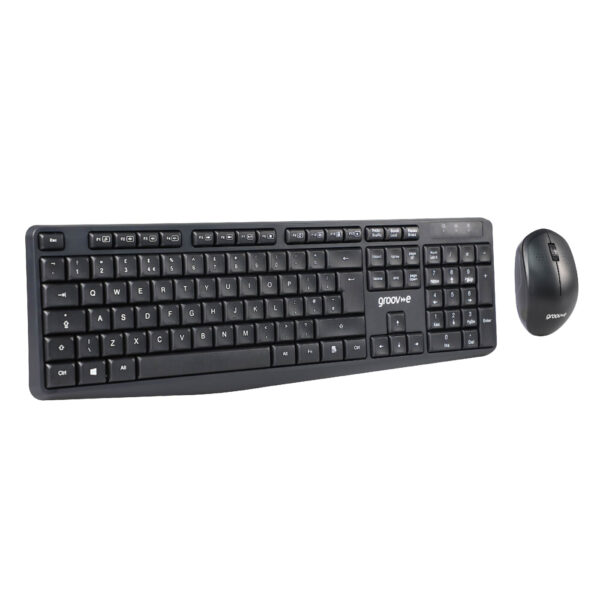 Groov-e GVPC14BK Wireless Full Size Keyboard & Mouse Set - Black - Image 3