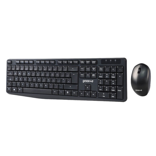 Groov-e GVPC14BK Wireless Full Size Keyboard & Mouse Set - Black - Image 4