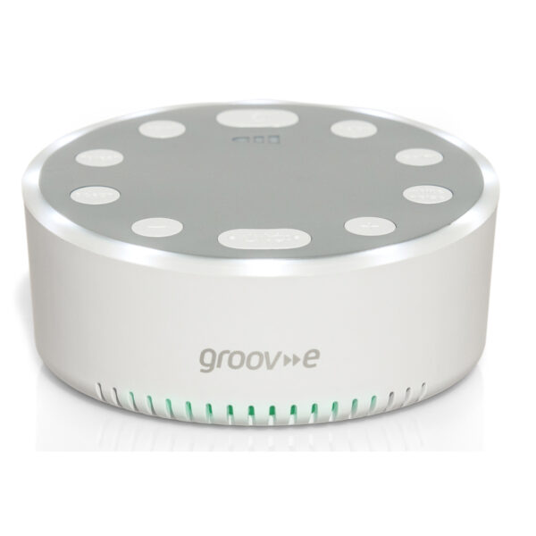 Groov-e GVSP500WE Serenity Sleep Aid Sound Machine with White Noise and Natural Sounds