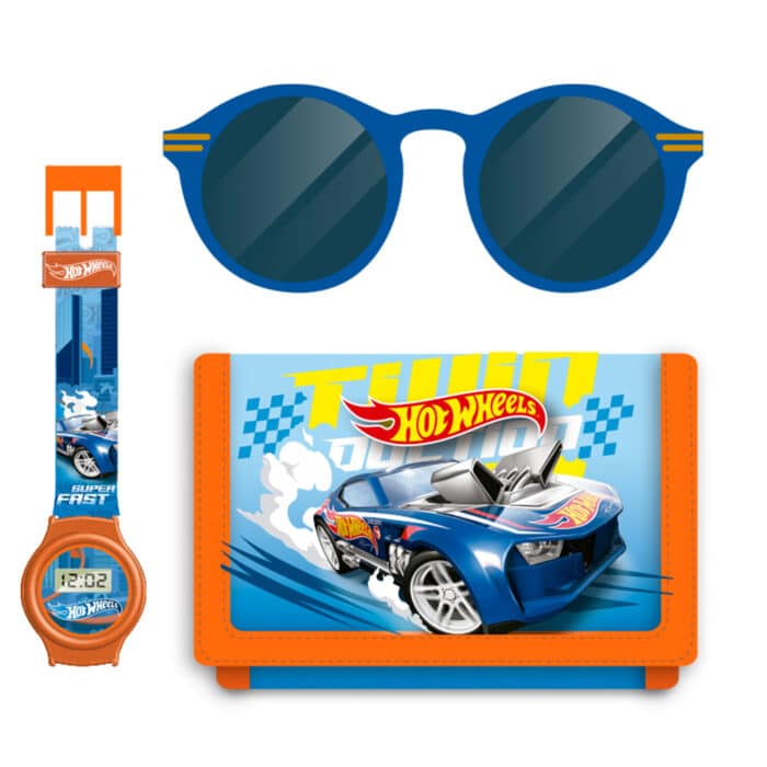 Hot Wheels HWRJ26 3-in-1 Giftset with Watch, Sunglasses and Wallet - Image 2