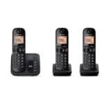 Panasonic KXTGC223EB Digital Cordless Answer Phone with Nuisance Calls Block Triple - Black