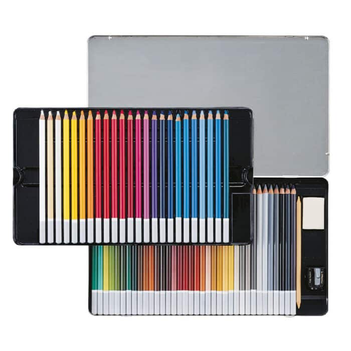 Stabilo 9. Chalk-Pastel Pencil Carbothello Arty+ Tin Of 60 - Assorted Colours - Image 2