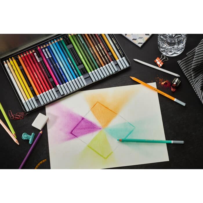 Stabilo 9. Chalk-Pastel Pencil Carbothello Arty+ Tin Of 60 - Assorted Colours - Image 5