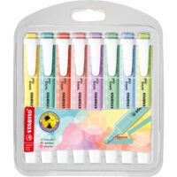 Stabilo Highlighter Swing Cool Pastel Pack of 8 - Assorted Colours - Express1worlduk