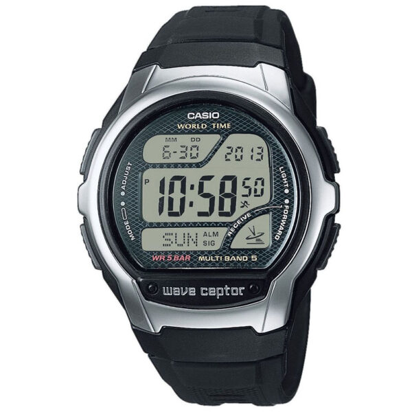 Casio WV-58R-1AEF Wave Ceptor Radio Controlled Watch with Resin Strap